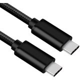 USB C kabel - USB 3.1 gen 1 - 5 Gb/s overdrachtssnelheid - 3A laadsnelheid - Zwart - 1 meter - Allteq