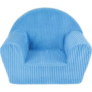 Jemini Fauteuil Blue Corduroy - 42 x 52 x 33 cm - Polyester