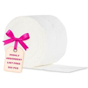 Pluisvrije Swabs voor Nagelontwerp - 500 Stuks Professionele Wattenstaafjes voor Manicure