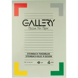 Gallery Steinbach tekenblok gekorreld formaat 21 x 297 cm (A4) 200 g/m² blok van 20 vel