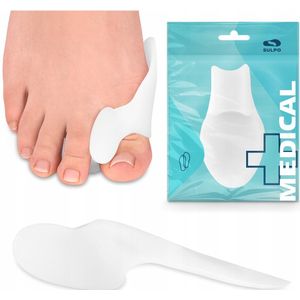 2-in-1 Gel Hallux Separator - Flexibele Teen Spreider voor Comfort