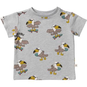 Skate Birds | Relaxed Tee met vogels | Jongens T-shirt maat 80 t/m 140