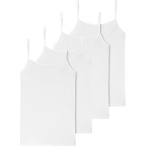 Schiesser Dames spaghettitop 4 pack 95/5 organic cotton
