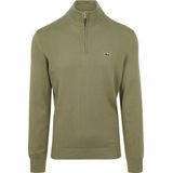 Lacoste Pullover Zipper Khaki - Maat S - Heren - Pullovers