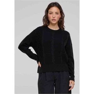 Urban Classics - Cabel Knit Sweater/trui - XS - Zwart