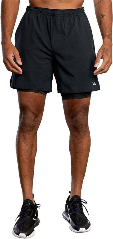 Rvca 2 In 1 T Short Zwembroek Zwart S Man
