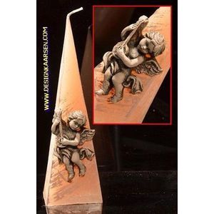 Kaars Engelen, Piramide 23 cm