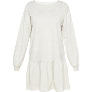usha - BLUE LABEL - Jurk - Lichtgrijs - Jersey