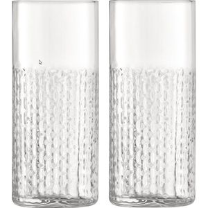 L.S.A. - Wicker Longdrinkglas 400 ml Set van 2 Stuks - Transparant