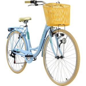 Ks Cycling Fiets Stadsfiets 6 versnellingen Cantaloupe 28 inch blauw - 48 cm