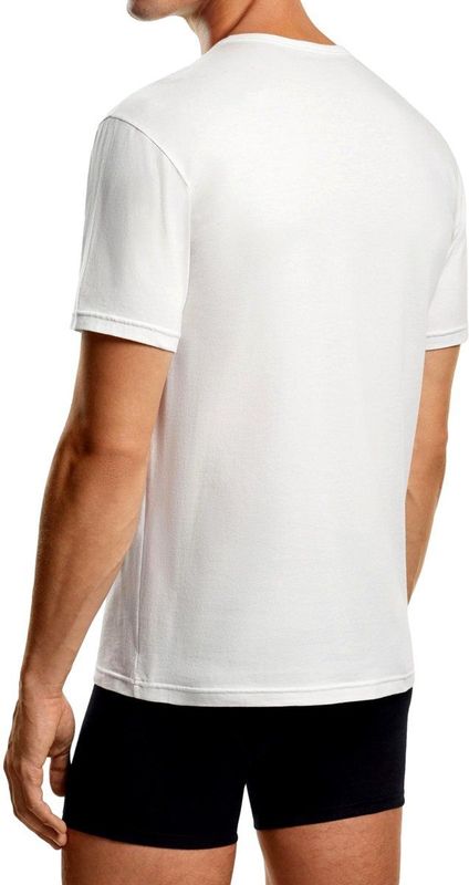 Emporio Armani - Shirt - Zwart/Wit - 2 Pack - Kwartmouw