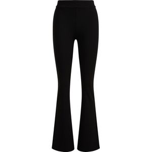 WE Fashion Dames Slim Fit Flared Legging - Maat L