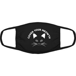 Katten mondkapje van katoen, uitwasbaar & herbruikbaar | Grappig