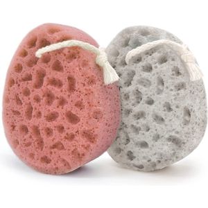 Diepe Reiniging Loofah Spons voor Bad en Douche - Set van 2