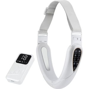 NAXSIR EMS Gezichtsverstevigingsapparaat - Anti-Rimpel & Halslifting Massager met Afstandsbediening