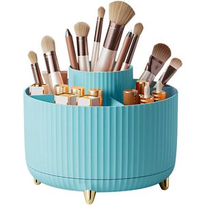 Unyqoos ® Stijlvolle en Functionele 360° Draaibare Make-up en Cosmetica Organizer met Vijf Vakken voor Badkamer en Slaapkamer