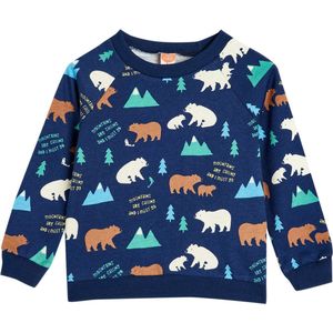 Ronde kraag Drukknoop gedetailleerd Sweatshirt