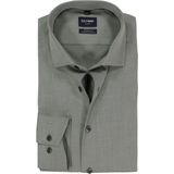 OLYMP - 24/7 Luxor - Overhemd - Groen - Modern Fit - Mouwlengte 7 - Strijkvriendelijk