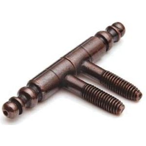 inboorpaumelle vaasknop brons 78mm x 11mm - 2 stuks