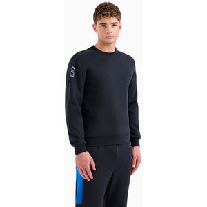 EA7 Emporio Armani - 6DPM13_PJVTZ - Sweatshirt - Blauw - Regular Fit