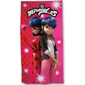 Ladybug - Strandlaken - Rood - 70 x 140 cm