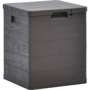 VidaXL Opbergbox Tuin 90L Bruin