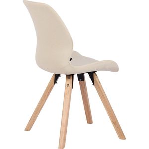 In And OutdoorMatch Stoel Frazier - Beige - Set van 4 - Stof - Hoge kwaliteit bekleding - Stijlvolle stoel - Luxe uitstraling