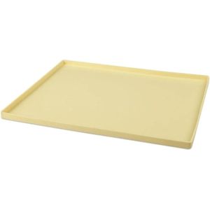 Ibenzoa® Siliconen Roll Mat - Geel, Flexibel en Duurzaam voor Diverse Toepassingen