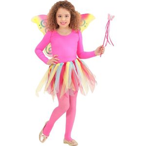 Regenboog prinses fee accessoires set voor kinderen - Verkleedkleding - Maat One Size
