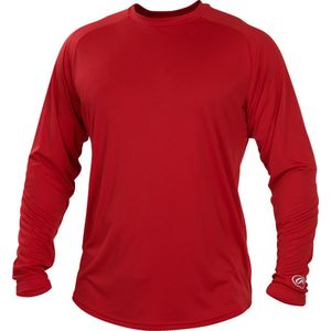 Rawlings LSRT Crew Hals Lange Mouw 3XL Scarlet