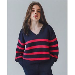 Starry Indigo - Dames Trui V-hals