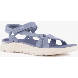 Skechers - Go Walk Flex Sublime - Dames Sandalen - Blauw - Textiel en Rubber