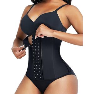 Vorm je Droomlichaam – Slimming Korset dat je Taille Direct Vormt,Taille Trainer voor Dames Latex Training Sport Onderborst Korset Buikweg Taillevormer Cincher Shaper Corsage Body Tailenmieder met Haak Afslankkorset(5xl)