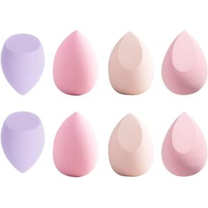 Thelau - Make-up sponsen set, 8 stuks, beauty blender voor foundation en poeders