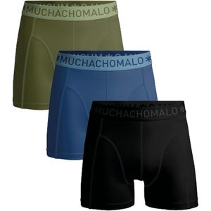 Muchachomalo Heren Boxershorts - 3 Pack - Maat S - 95% Katoen - Mannen Onderbroeken