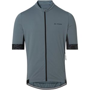 Vaude Bike Kuro Full Zip Ii Korte Mouw Wielertrui Grijs S Man