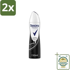 Rexona - Invisible Diamond - Deodorant Spray - Anti-perspirant - 150 ml - Voordeelverpakking - 2 stuks - Anti-perspirant - Zweet