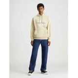 Calvin Klein Jeans Seasonal Monologo Hoodie Beige S Man