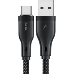 Acefast C8-04 USB-A/USB-C 3A kabel - zwart