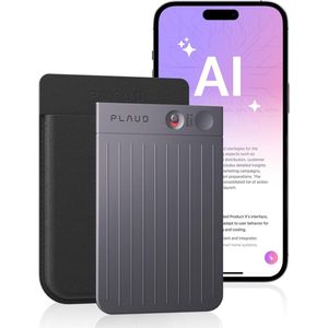 Digitale AI-spraakrecorder 64 GB met Transcriptie en Samenvattingen - Inclusief beschermhoes