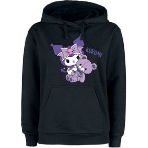 Hello Kitty Hello Kitty and Friends - Kuromi Dames Trui met capuchon - zwart - XXL