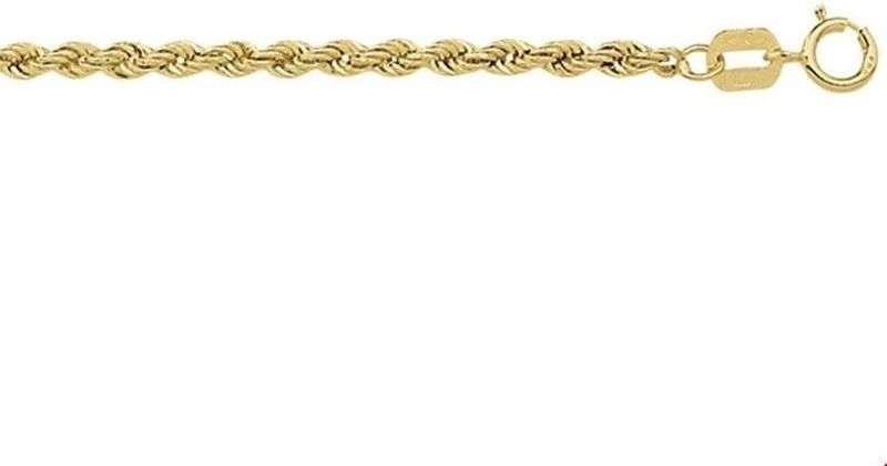 Koord 2,0 mm - 14K Geelgoud - Ketting