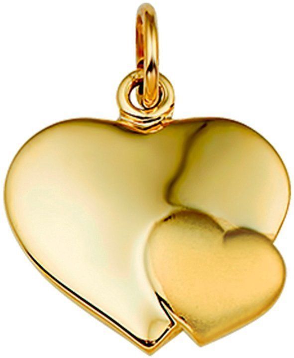 Tomylo Geelgouden graveerplaat met klein hart
