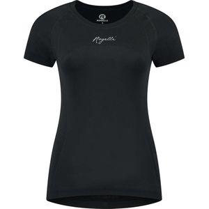 Rogelli Essential Sportshirt - Korte Mouwen - Dames - Zwart - Maat M