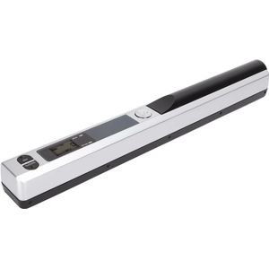 Draagbare Handheld-scanner 300 600 900 DPI A4-documentscanner voor Bedrijven Foto's Afbeeldingen Bonnen Boeken JPG PDF-formaat-Zilver Zwart .