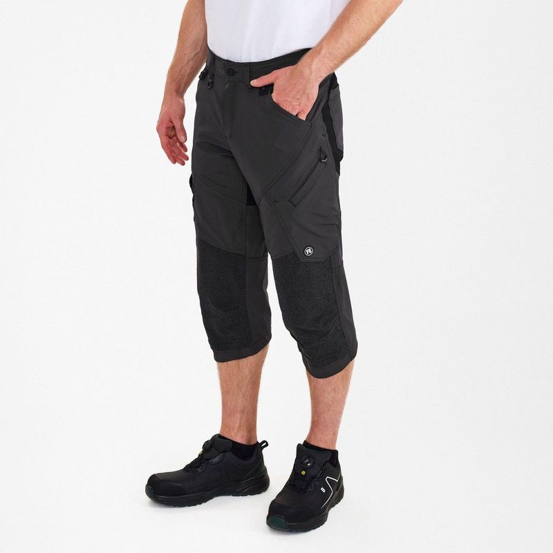 Engel - X-treme 3/4 Werkbroek - Anthraciet Grijs - 4-weg-stretch