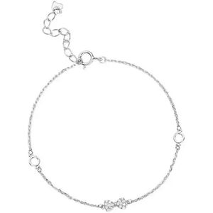Armband - zilverkleurig - strik - dames - cadeau voor vrouw - Liefs Jade