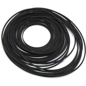 56-delige vierkante cassette-band-machineriem-verbindingsband set - diverse maten voor cassetterecorders, Walkmans en repeaters