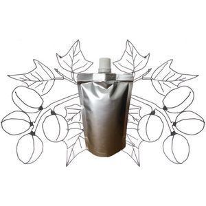 Kukui olie - Navulling 200ml pouch met schenkmond - plasticvrij verpakt - vegan - dierproefvrij en zonder chemische toevoegingen - Kukui huidolie