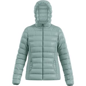 QS - Tussenjas - Turquoise - Gewatteerde Jas - Met Capuchon